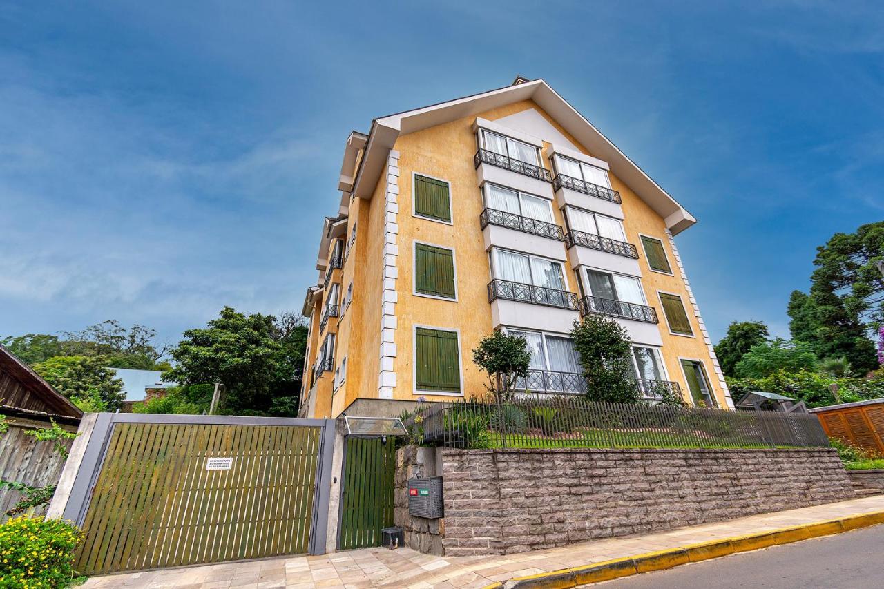 Rosa Apartamento Luxo No Centro Gramado Apartamento Exterior foto